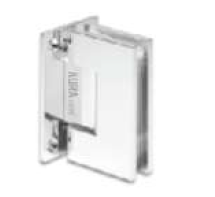 Wall to Glass Hinge 90° — Full Base Plate — SS 304